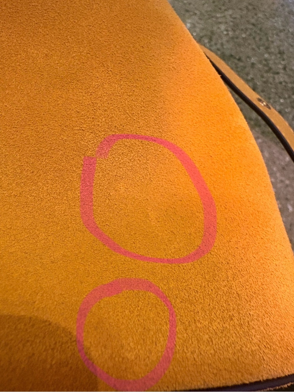 Coach Yellow Suede Bleecker Bucket Bag - Picture 8 of 8